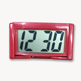 Mini Digital Car Electronic Clock Electronic Watch LCD Display Digital With Self-Adhesive Bracket